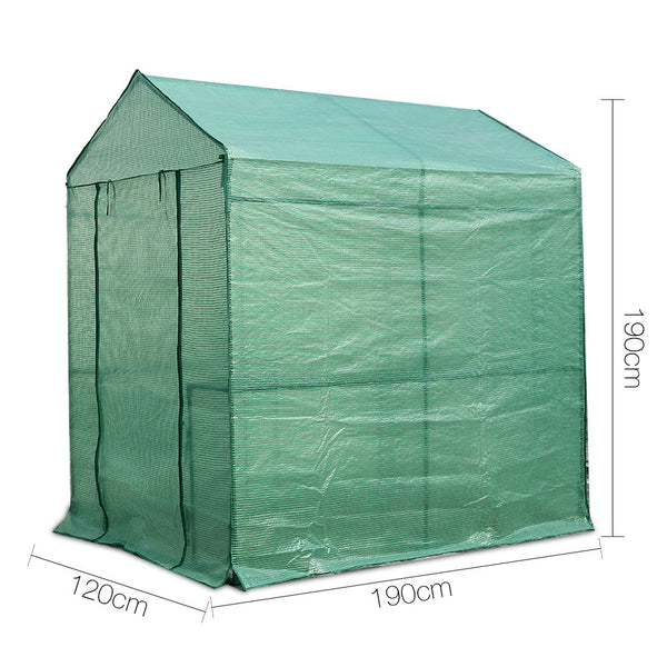Greenfingers Greenhouse Garden Shed Green House 1.9X1.2M Storage Plant Lawn freeshipping - Awezingly