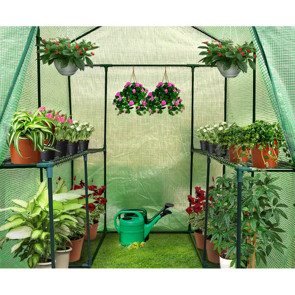 Greenfingers Greenhouse Garden Shed Green House 1.9X1.2M Storage Plant Lawn freeshipping - Awezingly