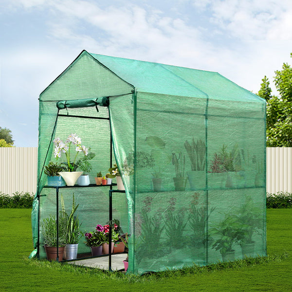 Greenfingers Greenhouse Garden Shed Green House 1.9X1.2M Storage Plant Lawn freeshipping - Awezingly