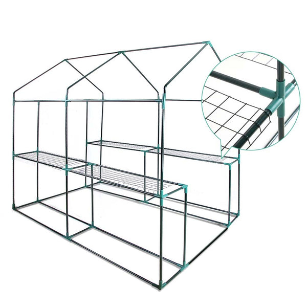 Greenfingers Greenhouse Garden Shed Green House 1.9X1.2M Storage Greenhouses Clear freeshipping - Awezingly