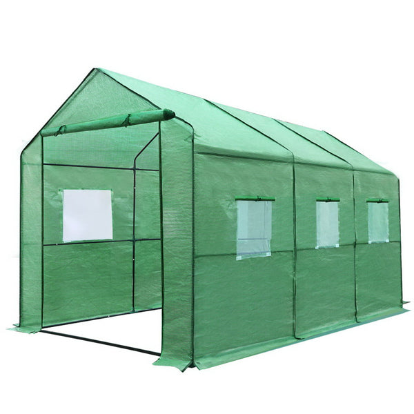 Greenfingers Greenhouse Garden Shed Green House 3.5X2X2M Greenhouses Storage Lawn freeshipping - Awezingly