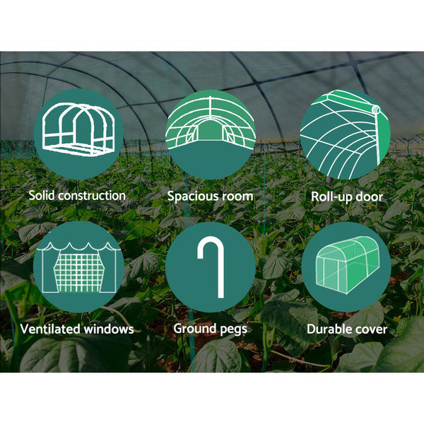 Greenfingers Greenhouse Garden Shed Green House 3.5X2X2M Greenhouses Storage Lawn freeshipping - Awezingly