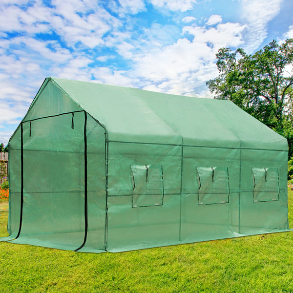 Greenfingers Greenhouse Garden Shed Green House 3.5X2X2M Greenhouses Storage Lawn freeshipping - Awezingly
