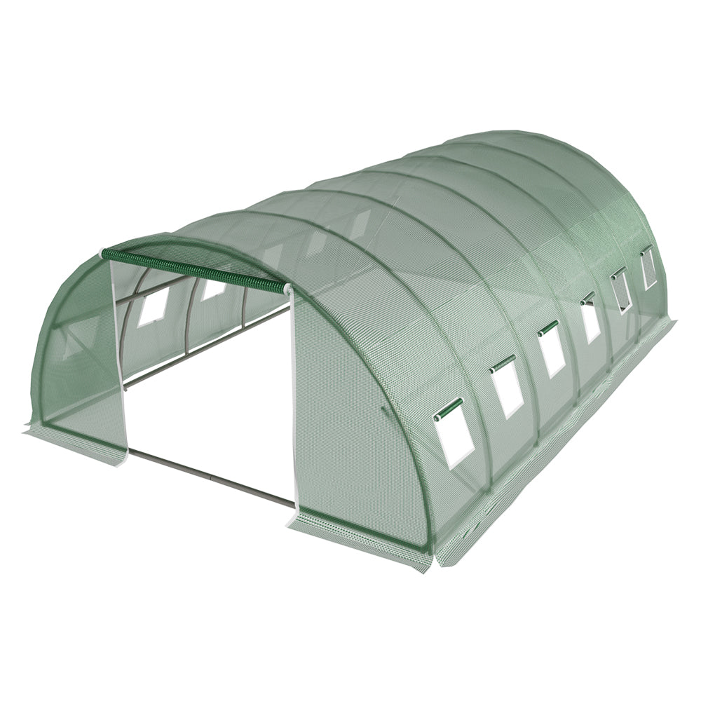 Greenfingers Greenhouse Walk in Green House Tunnel Plant Flower Garden Shed 6X4M Greenfingers