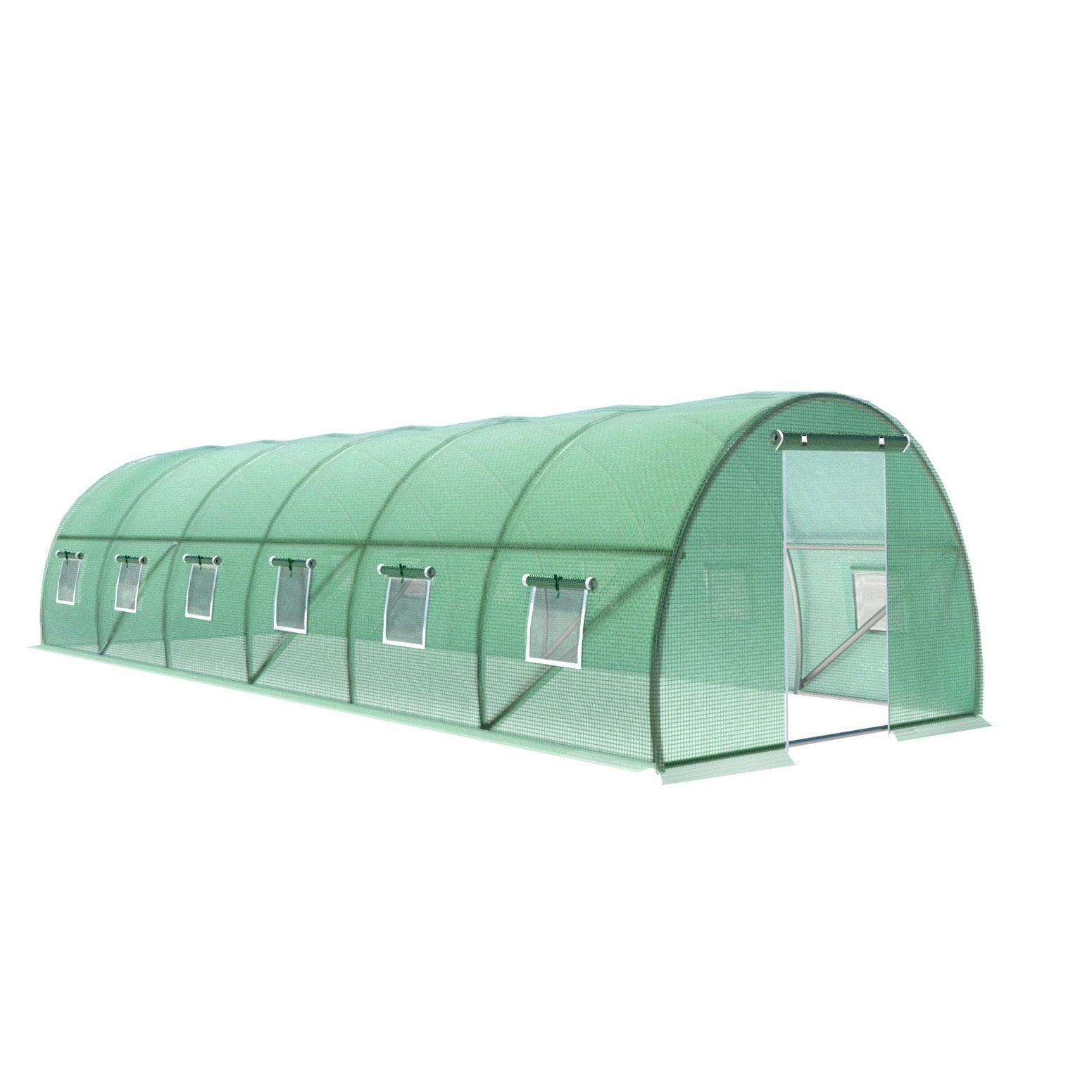 Greenfingers Greenhouse Walk in Green House Tunnel Plant Garden Shed Dome 9x3x2M Greenfingers