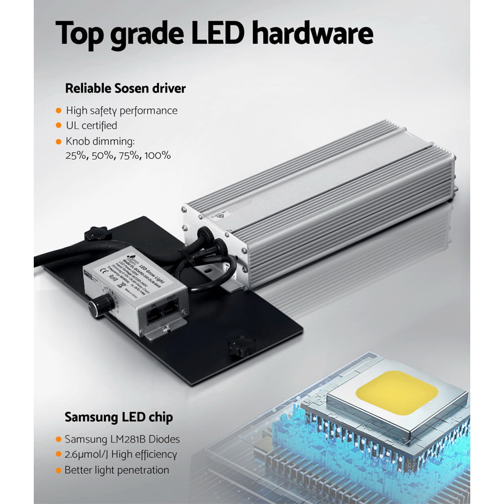 Greenfingers Grow Light 3000W LED Full Spectrum Indoor Veg Flower All Stage Greenfingers