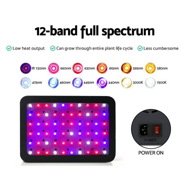 Greenfingers 600W LED Grow Light Full Spectrum Greenfingers