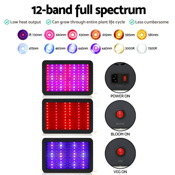 Greenfingers 1000W LED Grow Light Full Spectrum freeshipping - Awezingly