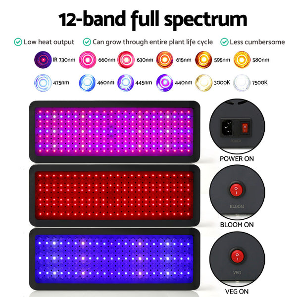Greenfingers 2000W LED Grow Light Full Spectrum freeshipping - Awezingly