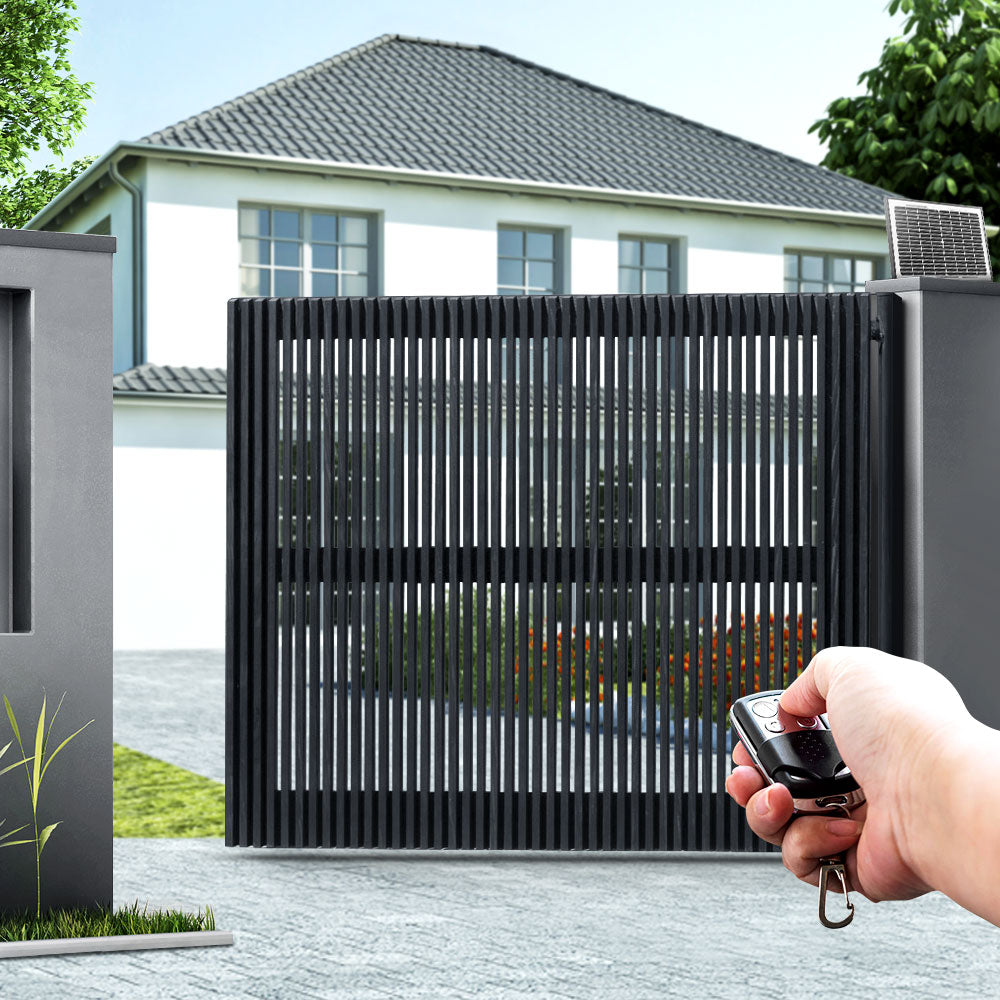 LockMaster Automatic Full Solar Power Swing Gate Opener Kit 600KG lockmaster