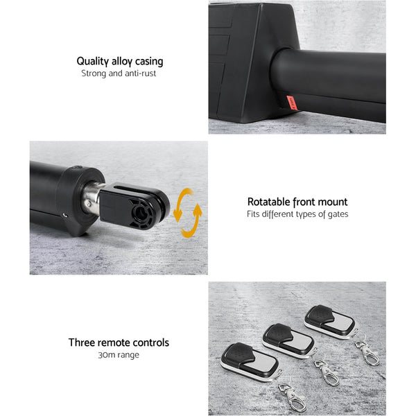 LockMaster Automatic Electric Gate Opener Single Swing Remote Control 300KG 5M Does not apply
