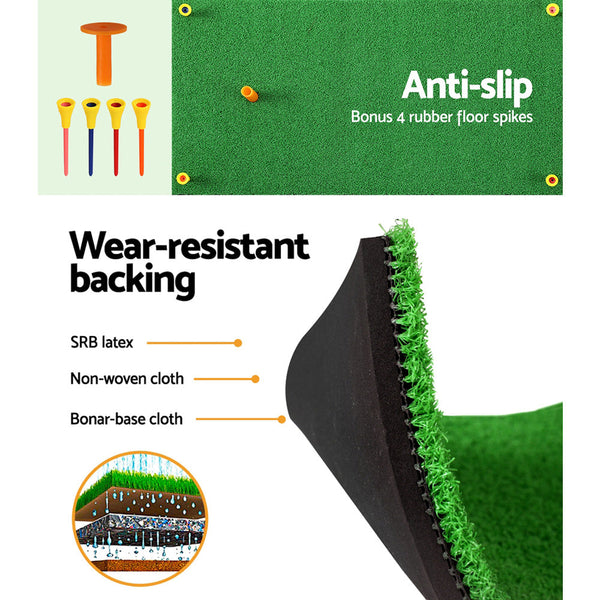 Everfit Golf Hitting Mat Portable Driving Range Practice Training Aid 60x30cm Everfit