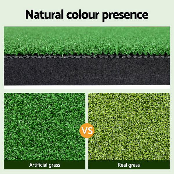 Everfit Golf Hitting Mat Portable DrivingÂ Range PracticeÂ Training Aid 150x150cm Everfit