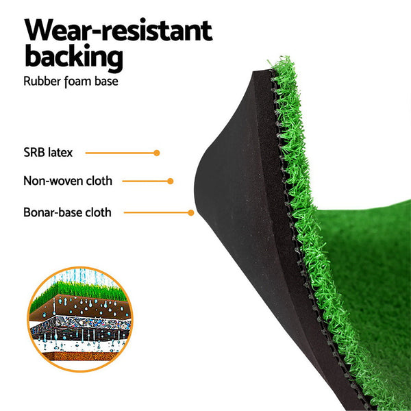 Everfit Golf Hitting Mat Portable DrivingÂ Range PracticeÂ Training Aid 150x150cm Everfit