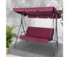 Gardeon Outdoor Swing Chair Hammock 3 Seater Garden Canopy Bench Seat Backyard