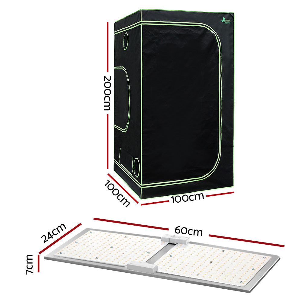 Greenfingers Grow Tent 2200W LED Grow Light Hydroponics Kits Hydroponic System Greenfingers