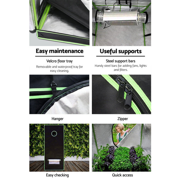 Green Fingers 200cm Hydroponic Grow Tent Greenfingers
