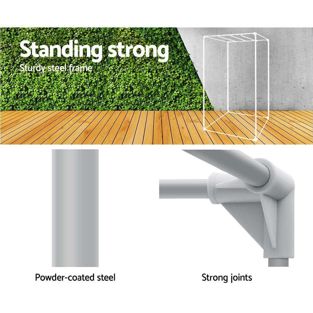 Greenfingers Hydroponics Indor Grow Tent Kits Reflective 1.2X1.2X2M 600D Oxford Greenfingers