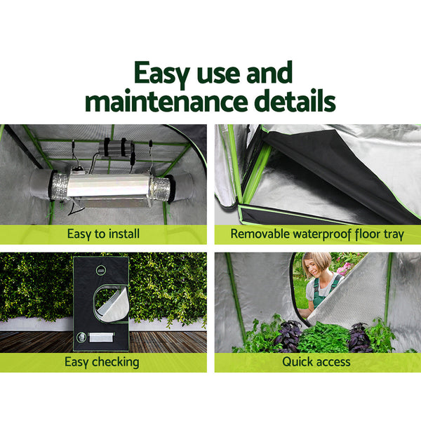 Greenfingers Grow Tent 2200W LED Grow Light Hydroponics Kits System 1.2x1.2x2M Greenfingers
