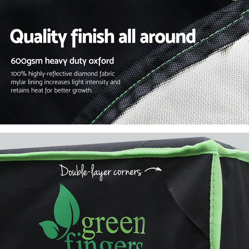 Greenfingers Grow Tent 120 x 60 x 150cm Hydroponics Indoor Kit Grow System Greenfingers