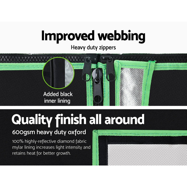 Greenfingers Grow Tent Kits Hydroponics Indoor Grow System DIY 120X60X180/210CM Greenfingers