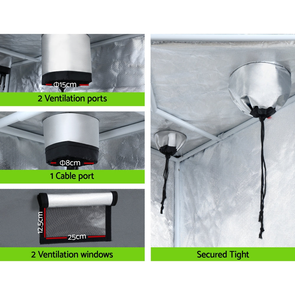 Greenfingers Grow Tent Kits Hydroponics Kit Indoor Grow System 142X100X180CM Greenfingers