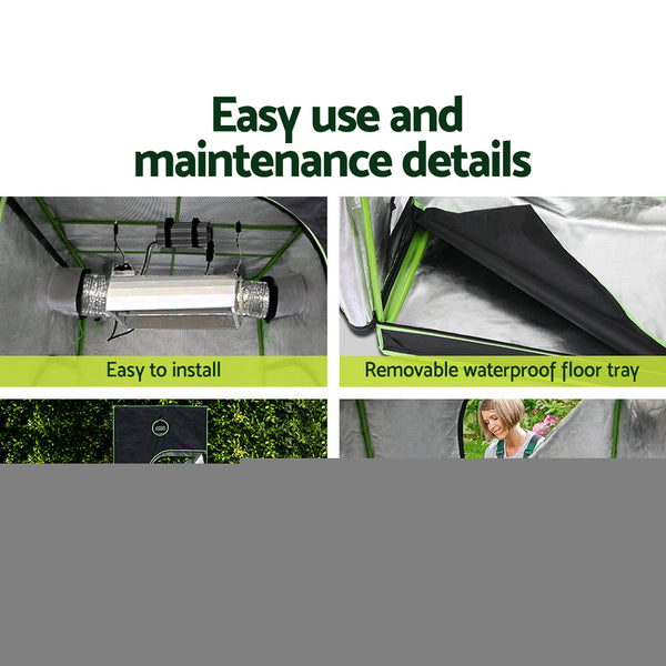 Greenfingers Grow Tent 2200W LED Grow Light Hydroponic Kits System 1.5x1.5x2M Greenfingers