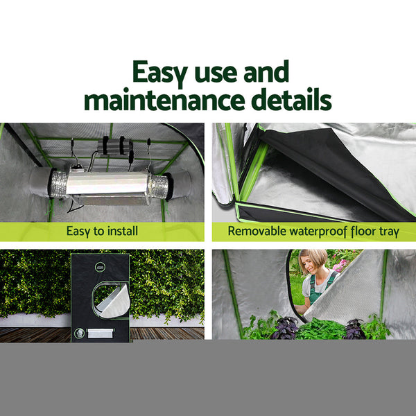 Greenfingers Grow Tent 4500W LED Grow Light Hydroponic Kits System 1.5x1.5x2M Greenfingers