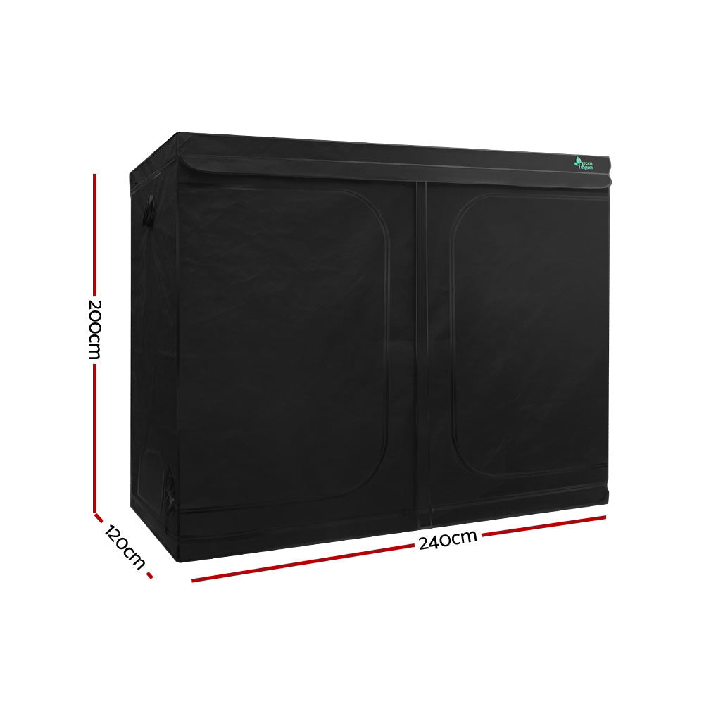 Greenfingers Hydroponics Grow Tent Kits Hydroponic Grow System 2.4m x 1.2m x 2m 600D Oxford Greenfingers