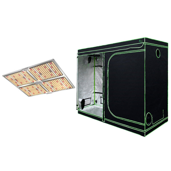 Greenfingers Grow Tent 4500W LED Grow Light Hydroponics Kits System 2.4x1.2x2M Greenfingers