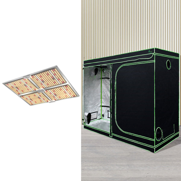 Greenfingers Grow Tent 4500W LED Grow Light Hydroponics Kits System 2.4x1.2x2M Greenfingers
