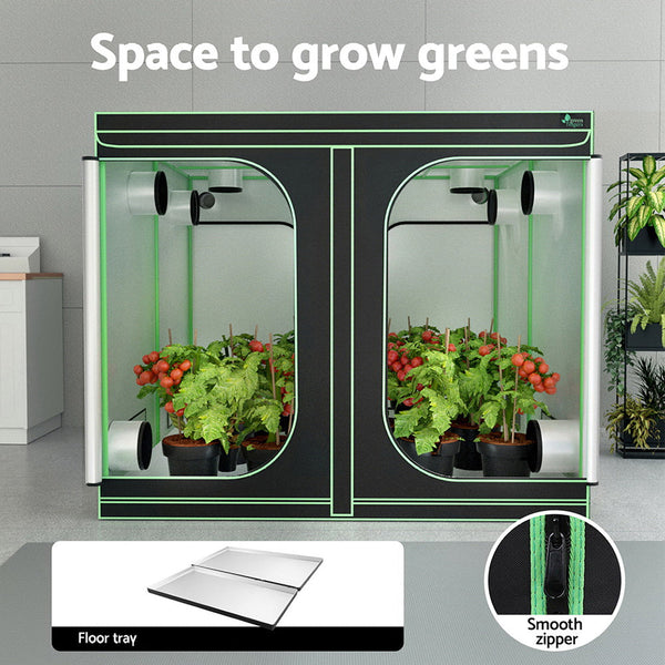 Greenfingers Grow Tent Kits 200x 200 x 200cm Hydroponics Indoor Grow System Greenfingers