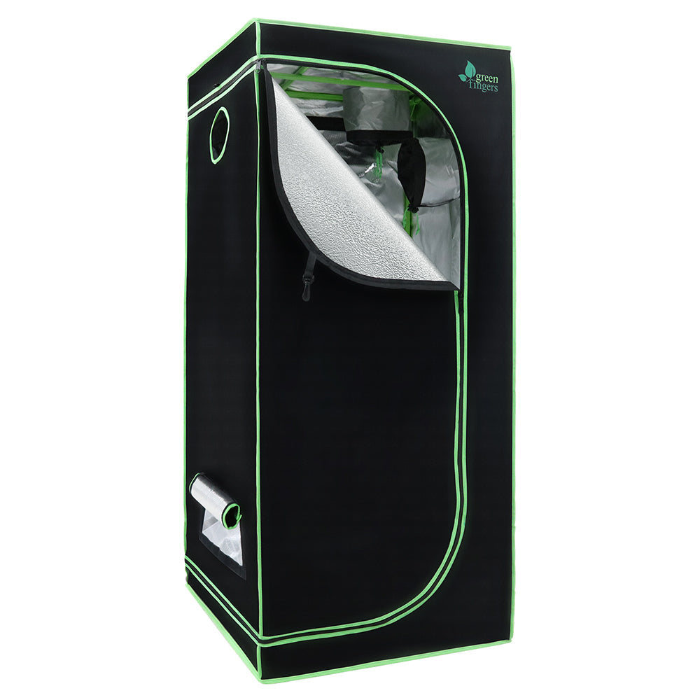 Greenfingers Grow Tent Kits 1680D Oxford 0.7MX0.7MX1.6M Hydroponics Grow System Greenfingers