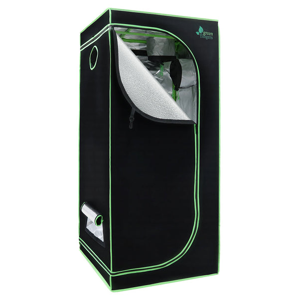 Greenfingers Grow Tent Kits 1680D Oxford 0.7MX0.7MX1.6M Hydroponics Grow System Greenfingers