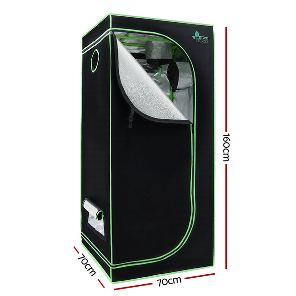 Greenfingers Grow Tent Kits 1680D Oxford 0.7MX0.7MX1.6M Hydroponics Grow System Greenfingers