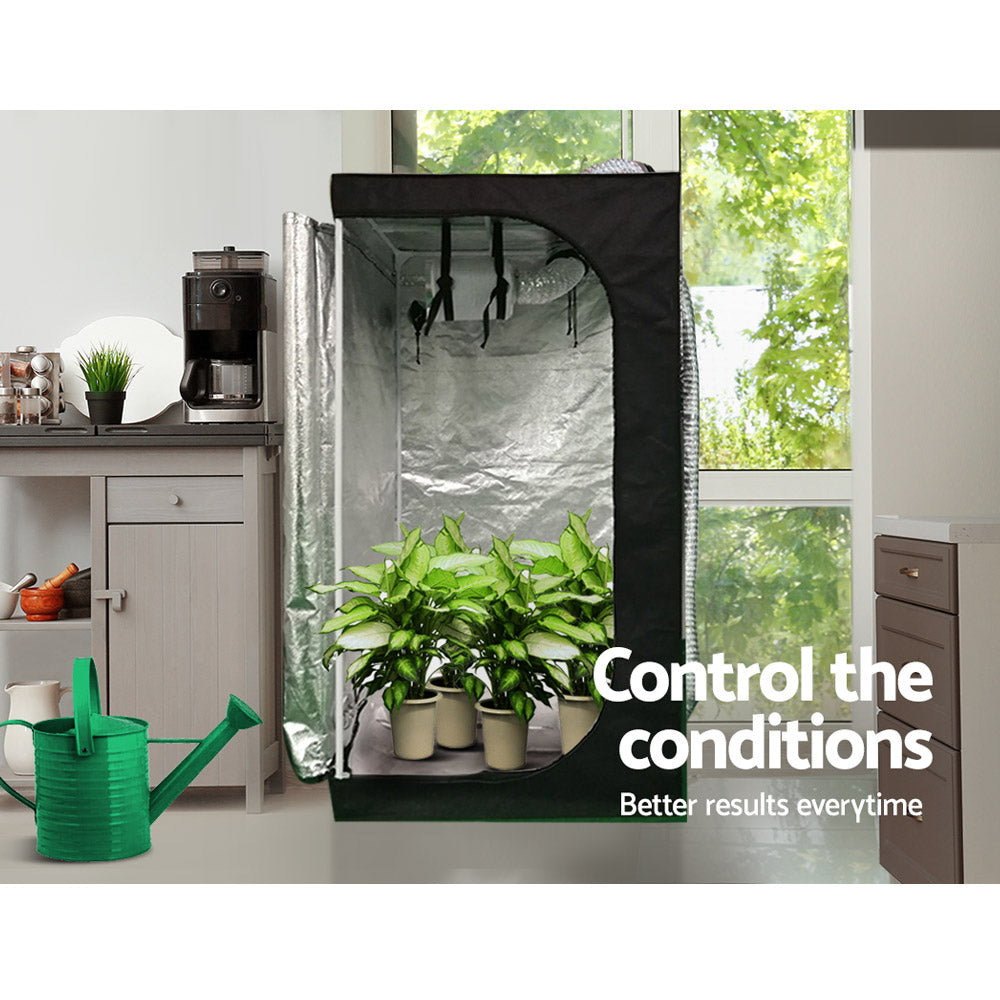 Greenfingers Hydroponics Grow Tent Ventilation Kit Vent Fan Carbon Filter Duct Ducting 4 inch Greenfingers