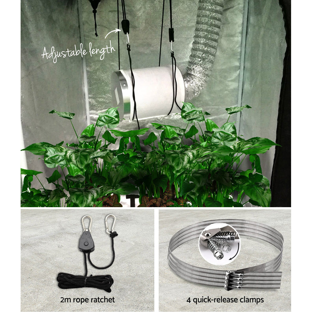 Greenfingers Ventilation Fan and Active Carbon Filter Ducting Kit Greenfingers