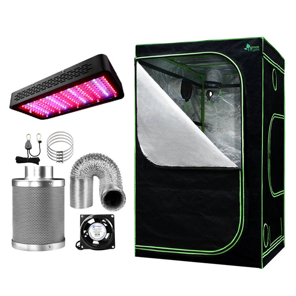 Greenfingers Grow Tent 1200W LED Grow Light 120X120X200cm Mylar 6