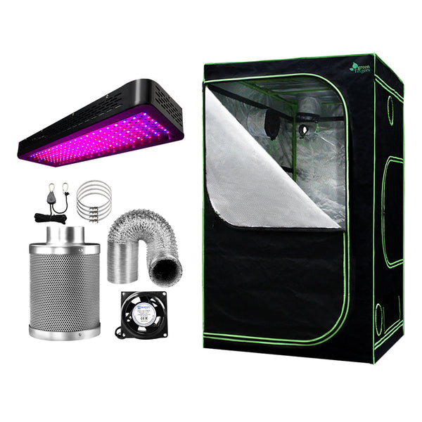Greenfingers Grow Tent 2000W LED Grow Light 120X120X200cm Mylar 6