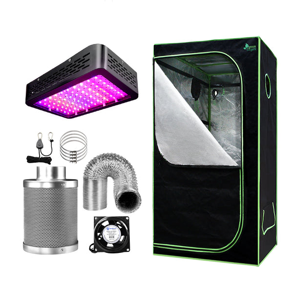 Greenfingers Grow Tent 1000W LED Grow Light 80X80X160cm Mylar 4