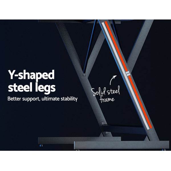 Artiss Gaming Desk Computer Desks Table 2-Tiers Storage Study Home Ofiice 100CM Artiss