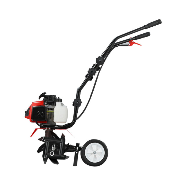 Giantz 88CC Tiller Rototiller Cultivator 4 Blades Garden Soil Power Rotary Hoe Giantz