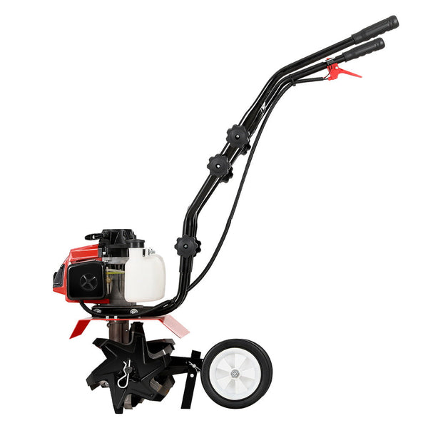 Giantz 88CC Tiller Rototiller Cultivator 6 Blades Garden Soil Power Rotary Hoe Giantz