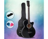 ALPHA 38 Inch Wooden Acoustic Guitar Black