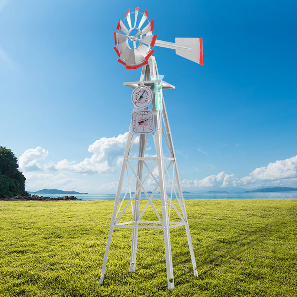 Garden Windmill 4FT 146cm Metal Ornaments Outdoor Decor Ornamental Wind Will freeshipping - Awezingly