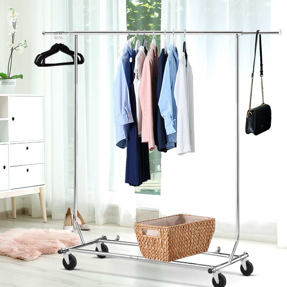 Artiss Clothes Rack Airer Rail Coat Stand Adjustable Hanger Artiss