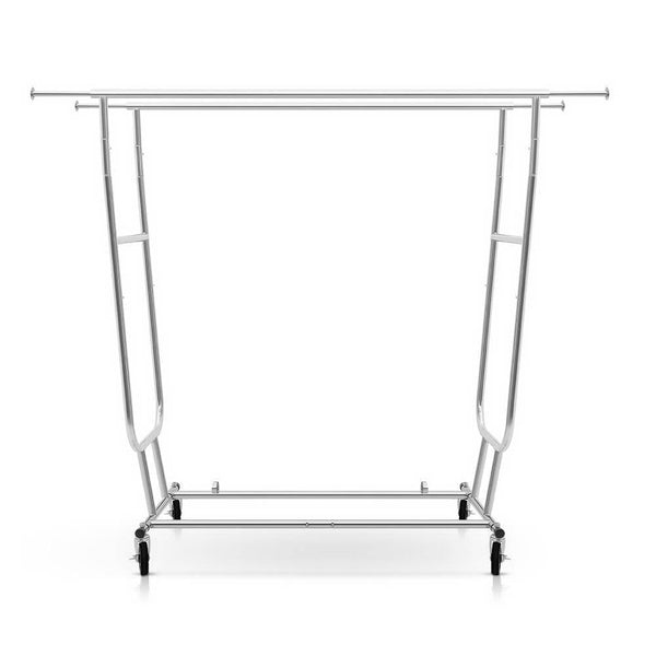 Artiss Clothes Rack Airer Double Rail Coat Stand Adjustable Hanger Artiss
