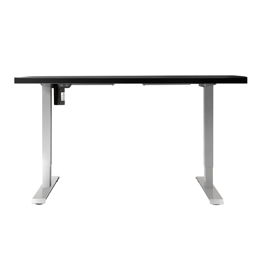 Artiss Electric Standing Desk Motorised Sit Stand Desks Table Grey Black 140cm Artiss