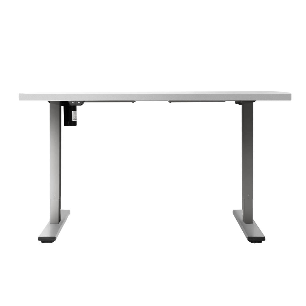 Artiss Electric Standing Desk Motorised Adjustable Sit Stand Desks Grey White Artiss
