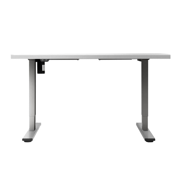 Artiss Electric Standing Desk Motorised Sit Stand Desks Table Grey White 140cm Artiss